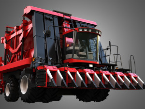 module express 635 cotton pickers Modelo 3D