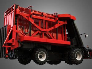 module express 635 cotton pickers Modelo 3D