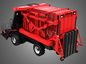 module express 635 cotton pickers Modelo 3D