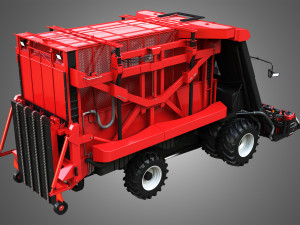 module express 635 cotton pickers Modelo 3D
