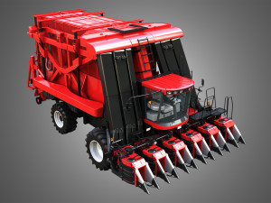module express 635 cotton pickers Modelo 3D