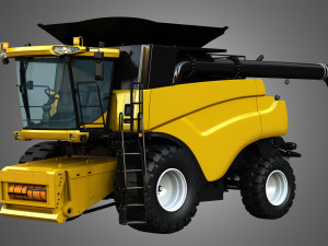 nh - cr 9070 combine harvester Model 3D