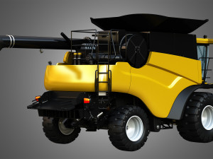 nh - cr 9070 combine harvester 3D Modell