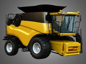 nh - cr 9070 combine harvester 3D Modell