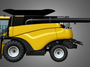 nh - cr 9070 combine harvester 3D Modell