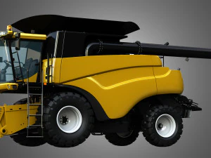 Ceifeira-debulhadora nh - cr 9070 Modelo 3D