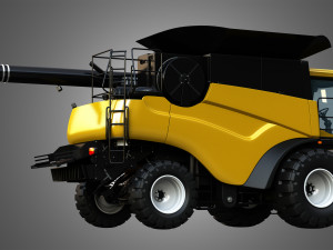 nh - cr 9070 combine harvester 3D Modell