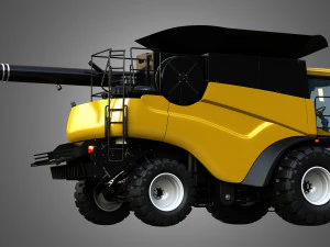 Ceifeira-debulhadora nh - cr 9070 Modelo 3D