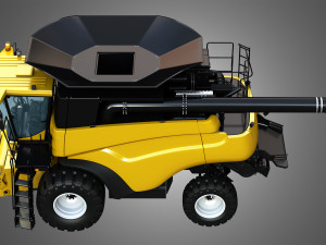 nh - cr 9070 combine harvester 3D Modell