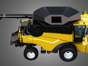 Ceifeira-debulhadora nh - cr 9070 Modelo 3D