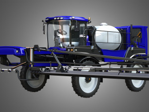 guardia self-propelled front boom sprayer 3D Model