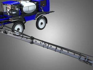 guardia self-propelled front boom sprayer 3D Model