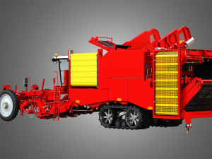 varitron potato harvester 3D मॉडल