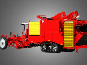varitron potato harvester 3D Model