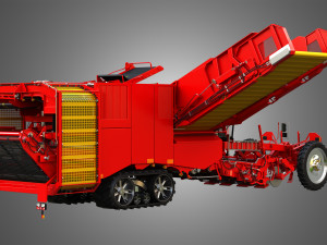 varitron potato harvester 3D मॉडल