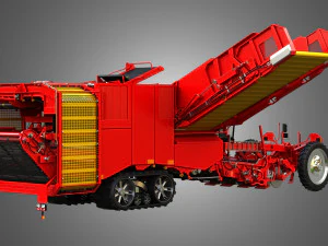 varitron potato harvester 3D Model