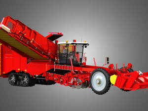 varitron potato harvester 3D मॉडल