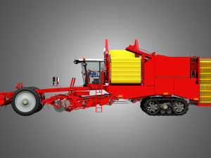 varitron potato harvester 3D मॉडल