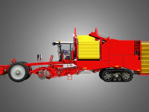 varitron potato harvester 3D Model