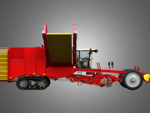 varitron potato harvester 3D मॉडल