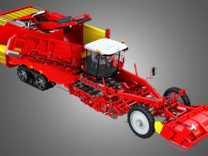 varitron potato harvester 3D Model