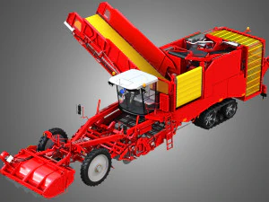 varitron potato harvester 3D Model