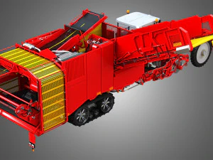 varitron potato harvester 3D Model