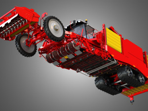 varitron potato harvester 3D मॉडल