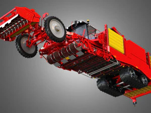 varitron potato harvester 3D Model