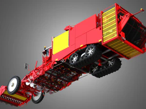 varitron potato harvester 3D Model