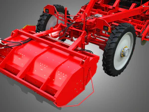 varitron potato harvester 3D Model