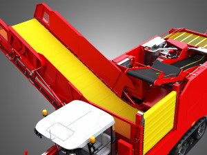 varitron potato harvester 3D मॉडल