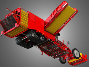 varitron potato harvester 3D मॉडल