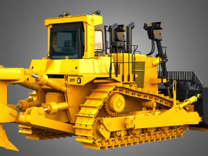 D10T2 - Dozer 3D Model