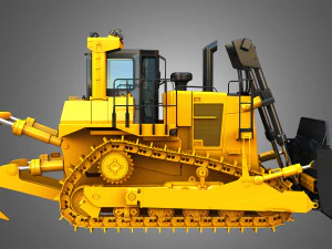 D10T2 - Dozer 3D Model