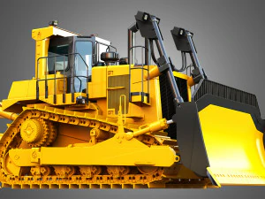 D10T2 - Dozer 3D Model