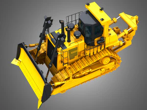 D10T2 - Dozer 3D Model