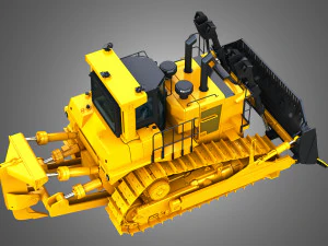 D10T2 - Dozer 3D Model