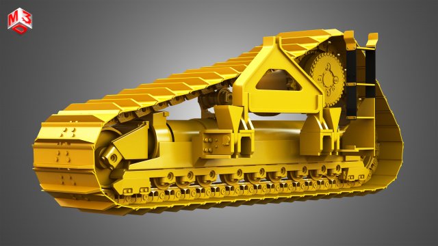 crawler system - pl83 pipelayer 3D Model .c4d .max .obj .3ds .fbx .stl .blend 