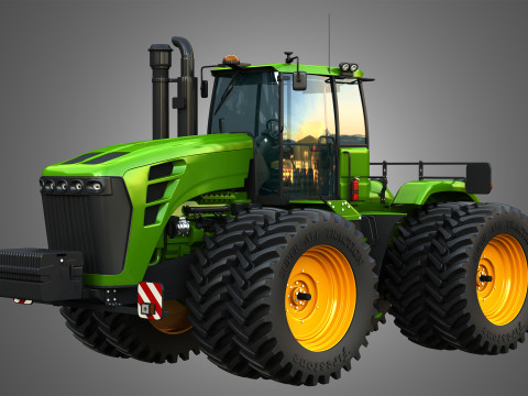 9230 articulated tractor 3D Model