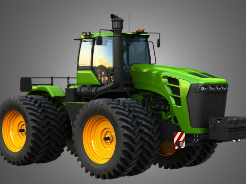 9230 articulated tractor Model 3D
