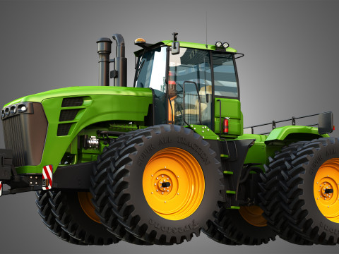 9230 articulated tractor Model 3D