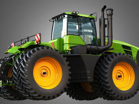 9230 articulated tractor Model 3D