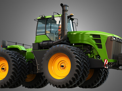 9230 articulated tractor Model 3D