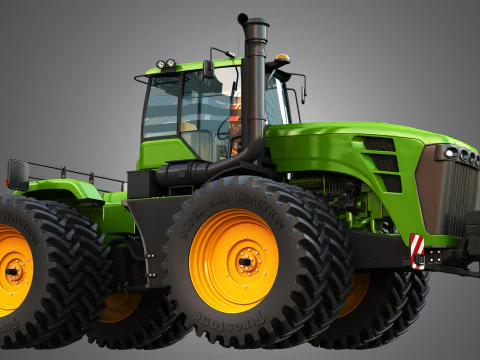 9230 articulated tractor 3D Model