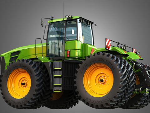 9230 articulated tractor Model 3D