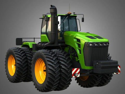 9230 articulated tractor 3D Model