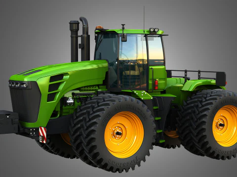 9230 articulated tractor 3D Model
