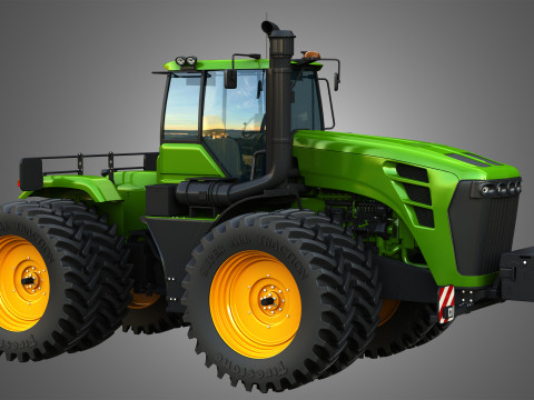 9230 articulated tractor Model 3D