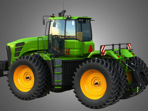9230 articulated tractor 3D Model